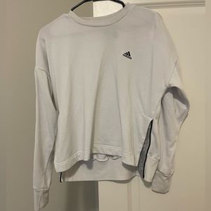 White adidas sweatshirt Medium